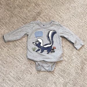 Baby Gap Disney Onesie Long Sleeve T-shirt